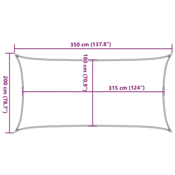 Платно-сенник, 160 г/м², оранжево, 2x3,5 м, HDPE