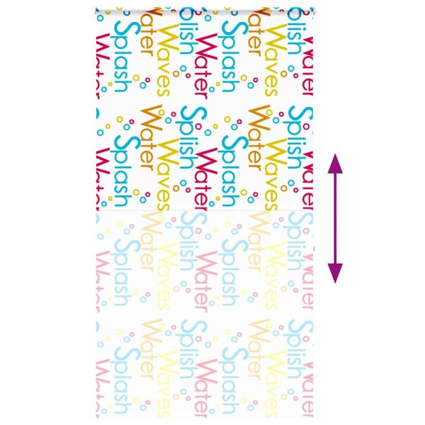 Ролетна щора за душ с касета 120x240 см Ширина на плата 116 см