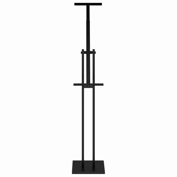 Стендове за търговски прояви 2 бр. Черен 26,5 x 26,5 x 150 см