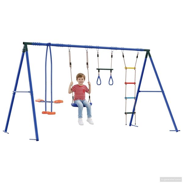 Комплект за люлка на открито Многоцветен 330 x 185 x 185 см