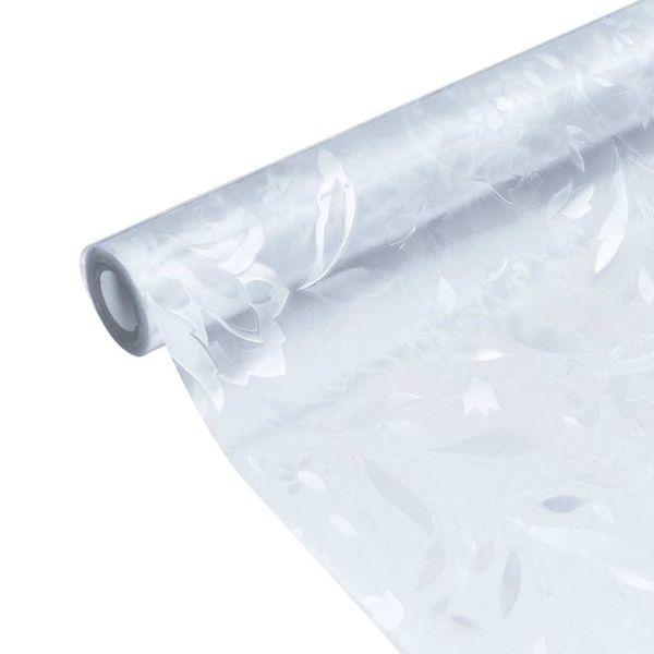 Фолио за прозорци матирано модел на цвете 60x500 см PVC