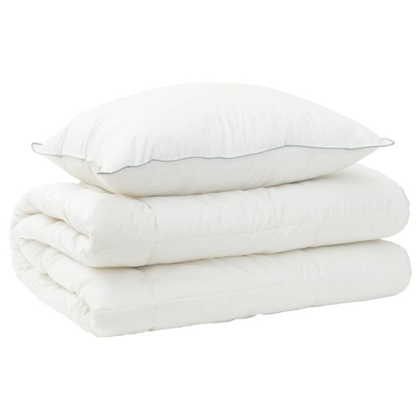Завивка и възглавница 2 бр. 140x200 см 4 сезона 220 GSM Вълна