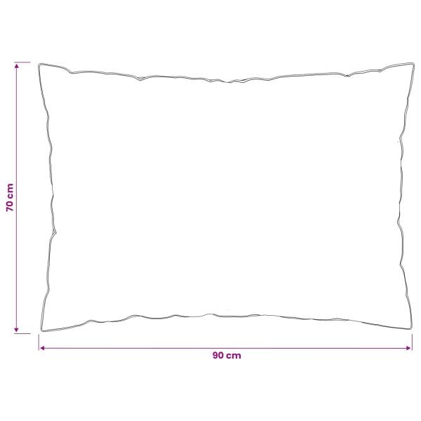 Завивка и възглавница 3 бр. 135x220 см Лято 140 GSM Вълна Бяло