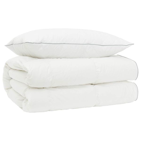 Долен комплект 90% гъши пух FULDA 2 бр. 155 x 200 см 310 GSM