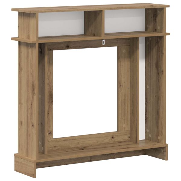 Рамка за камина Дъб артизан 102 x 26 x 100 см