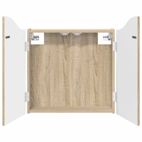 Кабинет за дартборд Дъб сонома 56 x 12 x 63 см
