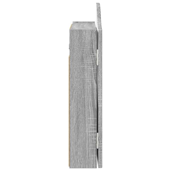 Кабинет за дартборд Сив Сонома 56 x 12 x 63 см