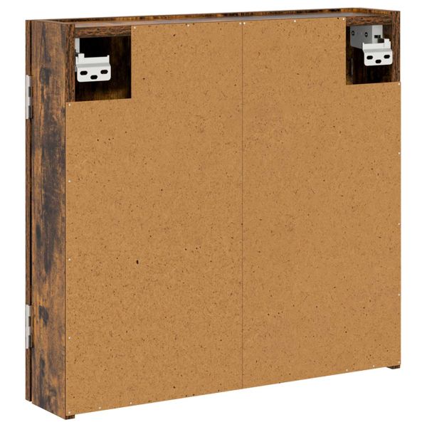 Кабинет за дартборд Опушен дъб 56 x 12 x 53,5 см