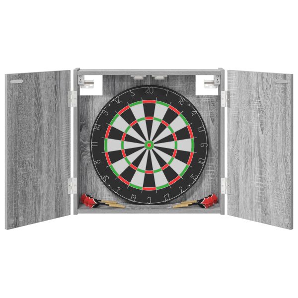 Кабинет за дартборд Сив Сонома 56 x 12 x 53,5 см