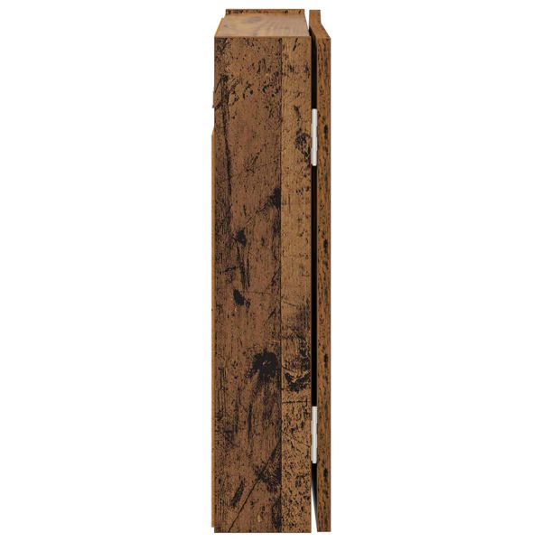 Кабинет за дартборд Старо дърво 56 x 12 x 53,5 см