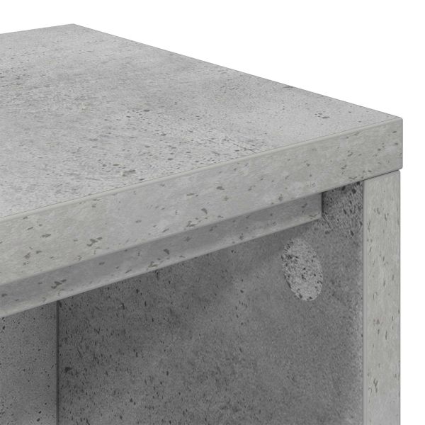 Студио бюро Бетонно сиво 130 x 36 x 19,5 см Инженерна дървесина