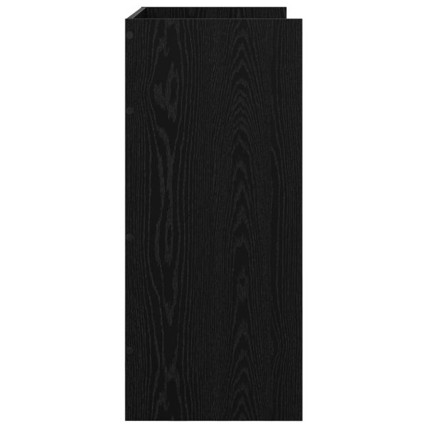 DJ маса Черен дъб 62 x 45 x 102 см Инженерна дървесина