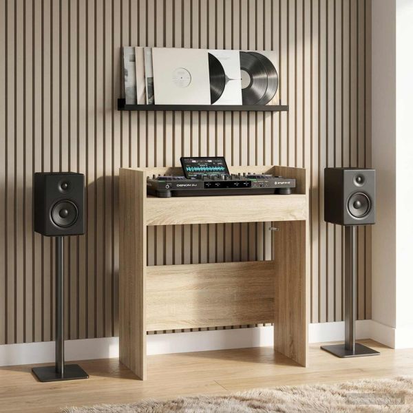 DJ маса Дъб сонома 62 x 45 x 102 см Инженерна дървесина