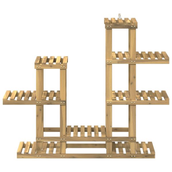 Стойка за растения Бяло 118 x 25 x 96,5 см
