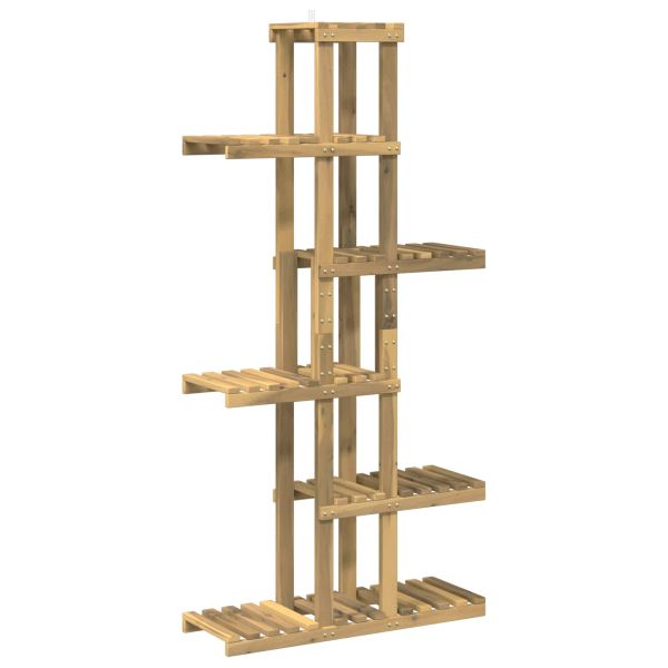 Стойка за растения Бяло 68 x 23,5 x 140 см