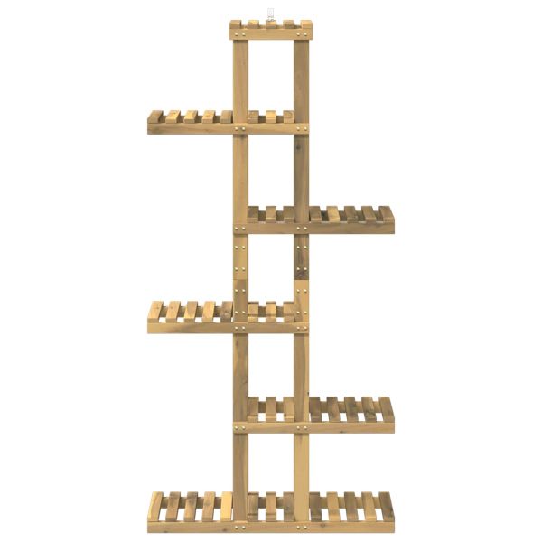 Стойка за растения Бяло 68 x 23,5 x 140 см
