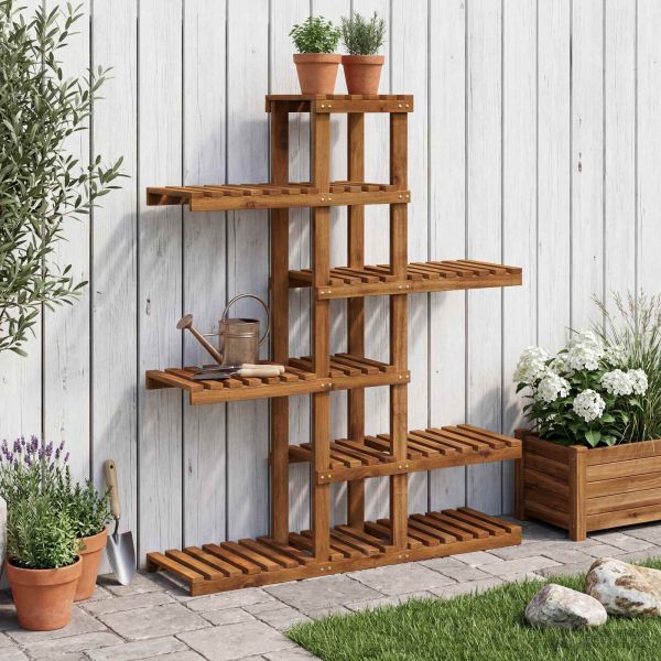 Стойка за растения Натурално 93 x 25 x 114,5 см