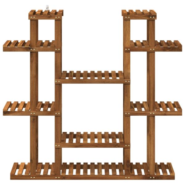 Стойка за растения Натурално 123 x 25 x 114,5 см