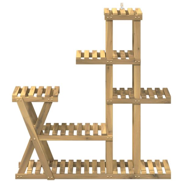 Стойка за растения Бяло 95 x 25 x 101,5 см