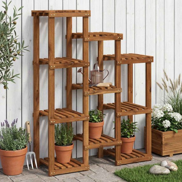 Стойка за растения Натурално 85 x 30 x 114,5 см