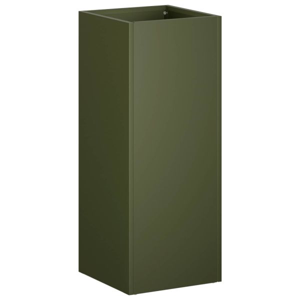 Градинска саксия Маслиненозелено 20 x 20 x 40 см
