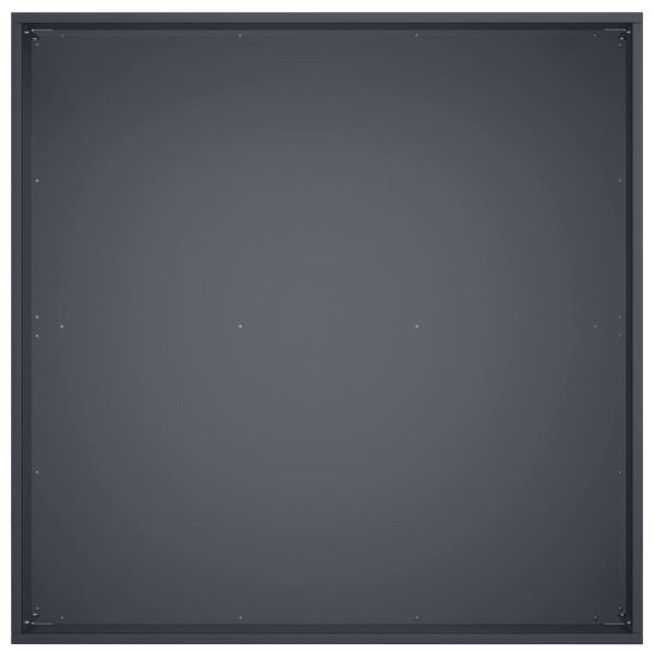 Градинска саксия 2 бр. Антрацит 60 x 60 x 20 см