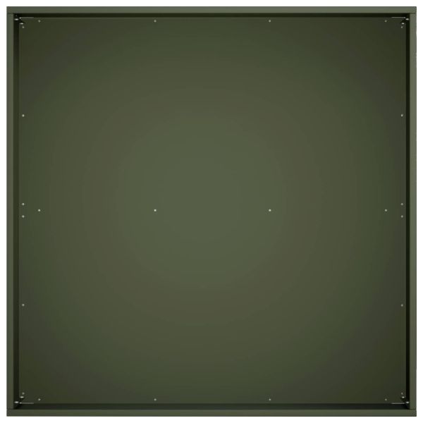 Градинска саксия 2 бр. Маслиненозелено 60 x 60 x 20 см
