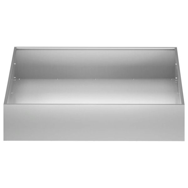Градинска саксия Сребристо 80 x 80 x 20 cm Поцинкована стомана