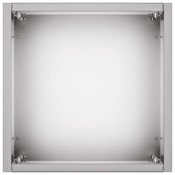 Градинска саксия 2 бр. Сребристо 20 x 20 x 75 см