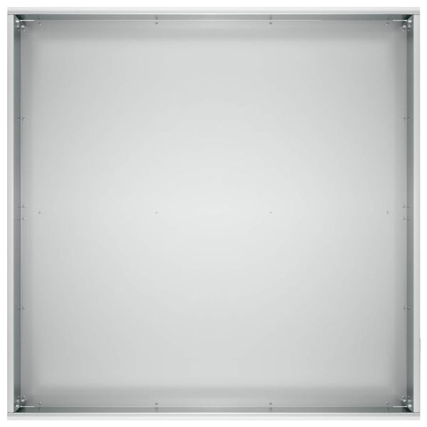 Градинска саксия 2 бр. Сребристо 60 x 60 x 20 см