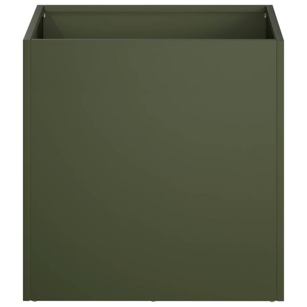 Градинска саксия Маслиненозелено 20 x 20 x 20 см