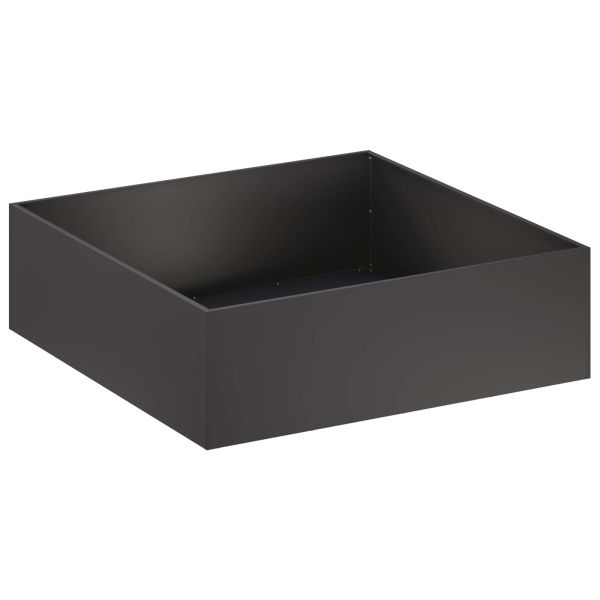 Градинска саксия Черно 80 x 80 x 30 cm