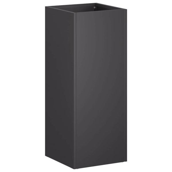 Градинска саксия Черно 20 x 20 x 40 см