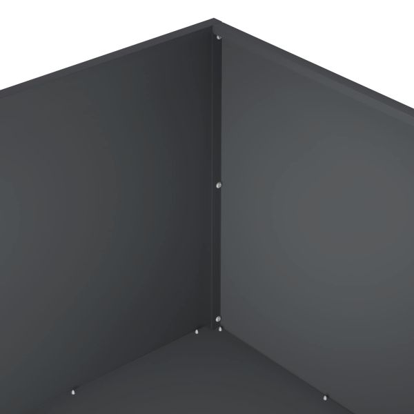 Градинска саксия Антрацит 60 x 60 x 40 cm