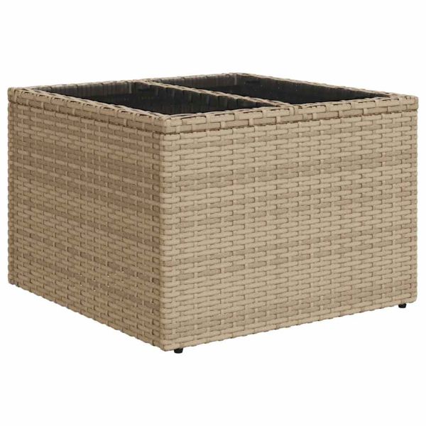 Градински Софа Комплект 9 бр. Бежово полиратан