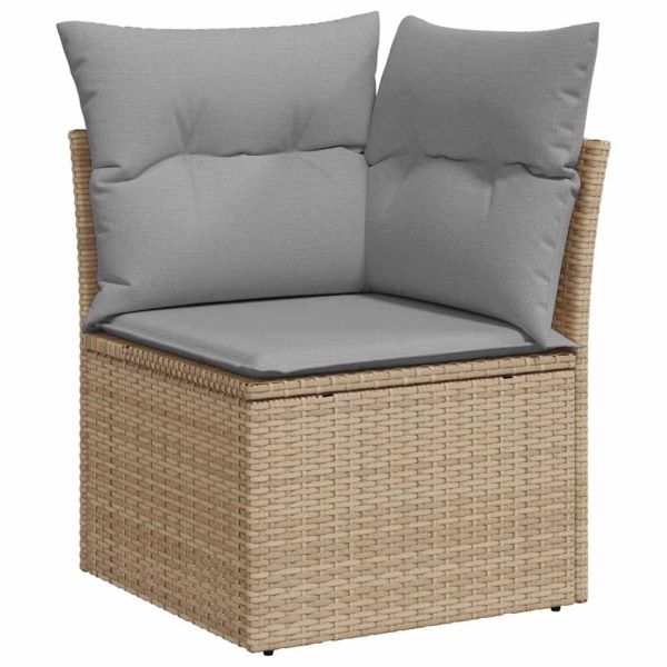 Комплект дивани 6 бр. полиратан
