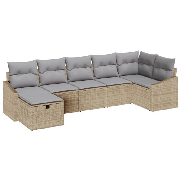 Комплект дивани 8 бр. полиратан