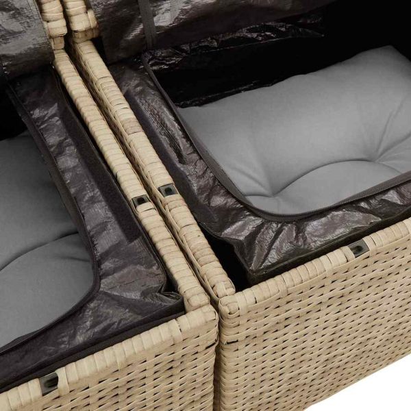 Комплект дивани 5 бр. полиратан