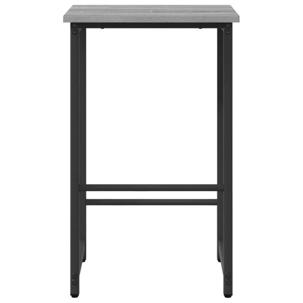 Бар стол Сив Сонома 40 x 32 x 74 см Инженерна дървесина