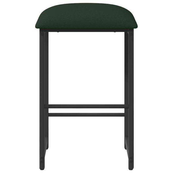 Бар стол Тъмнозелено 40 x 32 x 74 см Инженерна дървесина