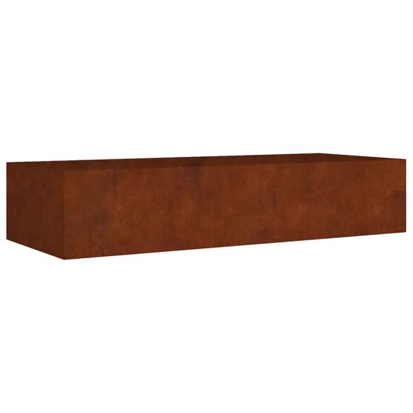 Градинска повдигната леха 200x80x40 см кортенова стомана