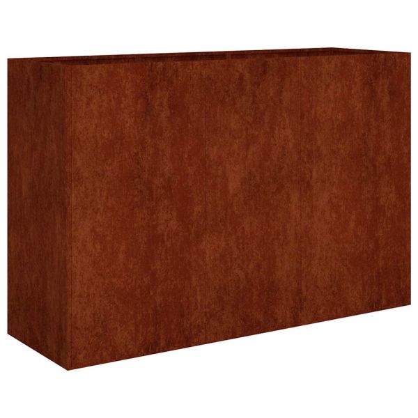Градинска повдигната леха 120x40x80 см кортенова стомана