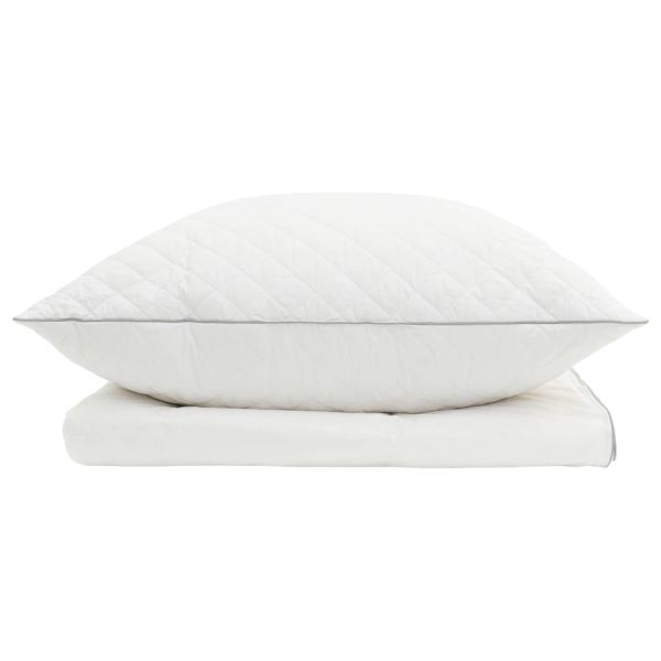 Долен комплект 90% гъши пух FULDA 2 pcs 135 x 200 cm Лято Бяло