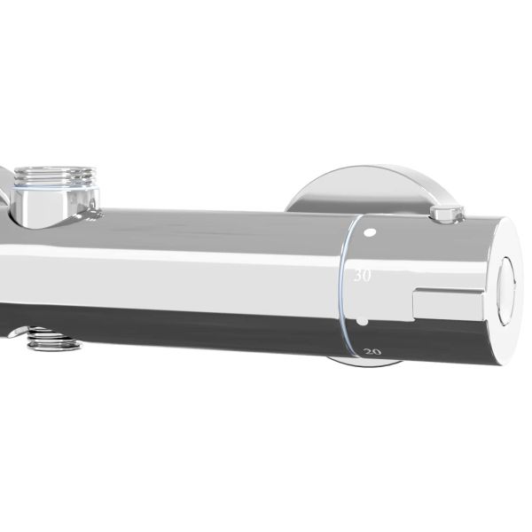 Термостатичен душ миксер Неръждаема стомана 201 27 x 8 x 6 см