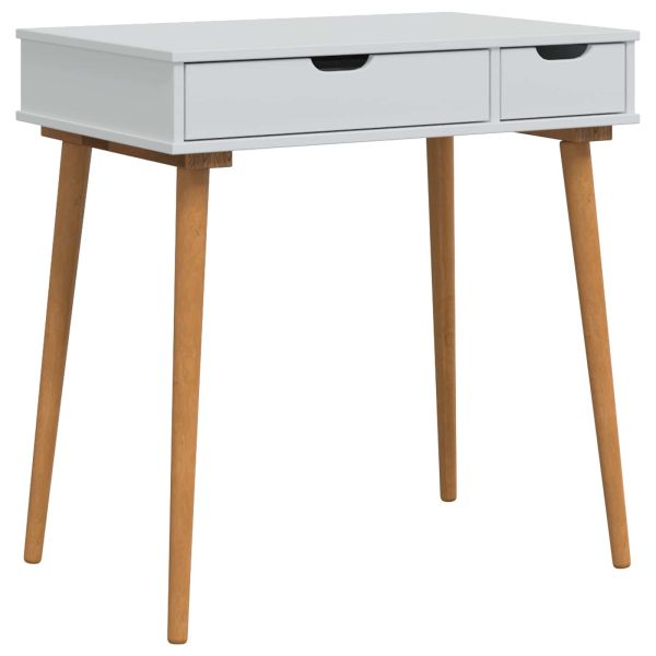 vidaxl Тоалетка FAUSKE Бяло 76 x 50 x 78 см