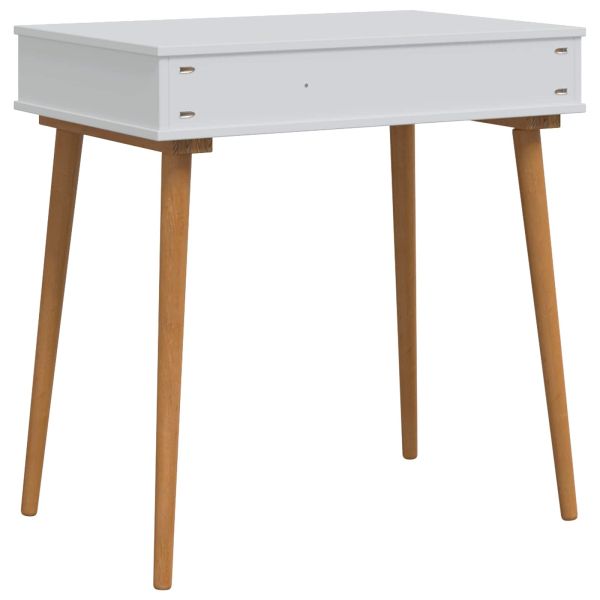 vidaxl Тоалетка FAUSKE Бяло 76 x 50 x 78 см