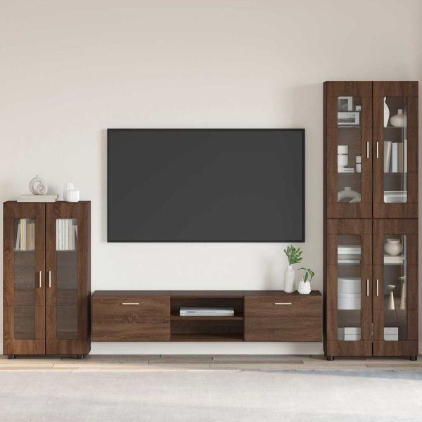 Служебен шкаф FLORIN 55,5 x 29 x 100 см Кафяв дъб