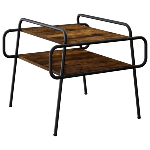 Масичка за кафе Опушен дъб 60 x 60 x 51 см Инженерна дървесина