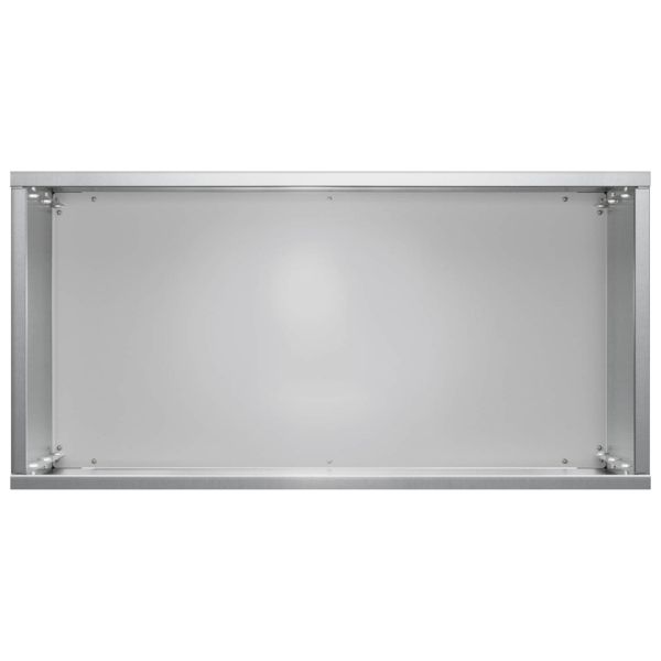 Градинска саксия 2 бр. Сребристо 40 x 20 x 40 см