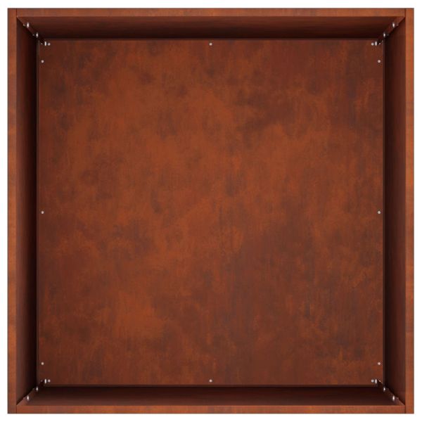 Градинска саксия Ръждясало 50 x 50 x 75 cm Кортенова стомана